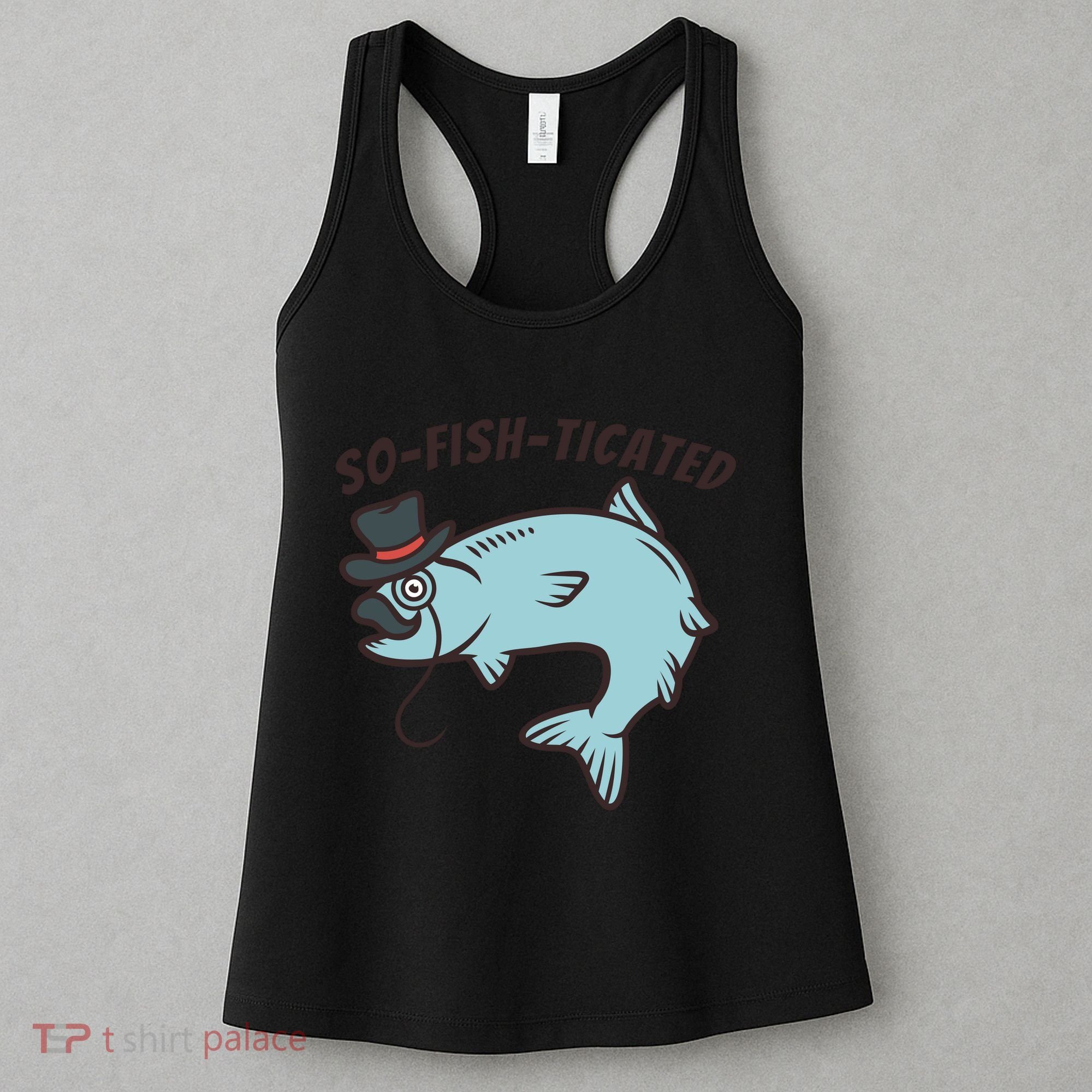 Suffocated Funny Fish Women's Tank Top