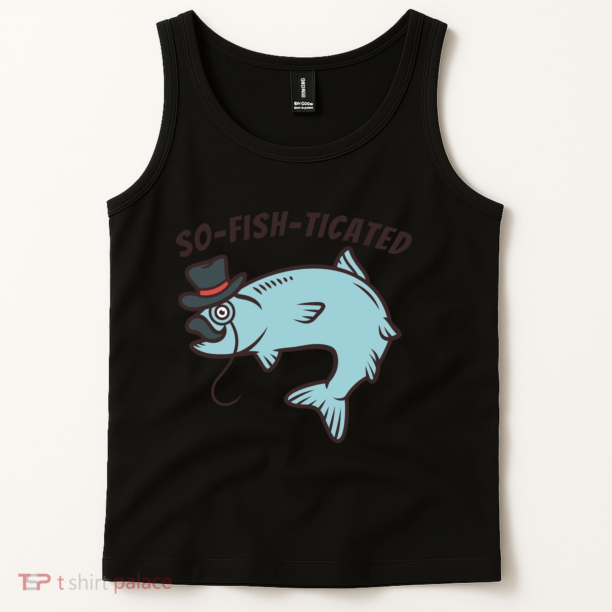 Suffocated Funny Fish Tank Top