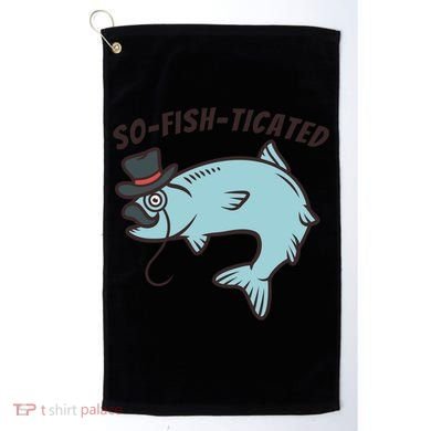 Suffocated Funny Fish Golf Towel
