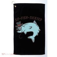 Suffocated Funny Fish Golf Towel thumb 0