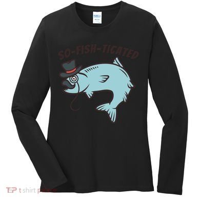 Suffocated Funny Fish Women's Long Sleeve Shirt