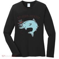 Suffocated Funny Fish Women's Long Sleeve Shirt thumb 0