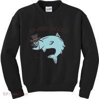 Suffocated Funny Fish Kids Sweatshirt thumb 0