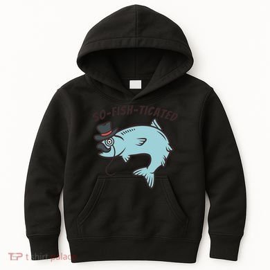 Suffocated Funny Fish Kids Hoodie