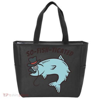 Suffocated Funny Fish Tote Bag