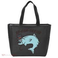 Suffocated Funny Fish Tote Bag thumb 0
