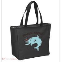 Suffocated Funny Fish Tote Bag thumb 2