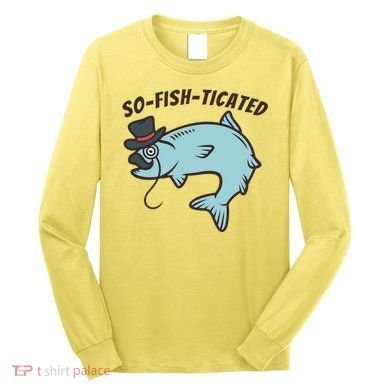 Suffocated Funny Fish Long Sleeve Shirt