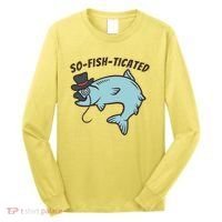 Suffocated Funny Fish Long Sleeve Shirt thumb 0