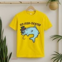 Suffocated Funny Fish T-Shirt thumb 2