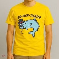 Suffocated Funny Fish T-Shirt thumb 3