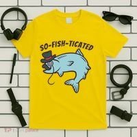 Suffocated Funny Fish T-Shirt thumb 5