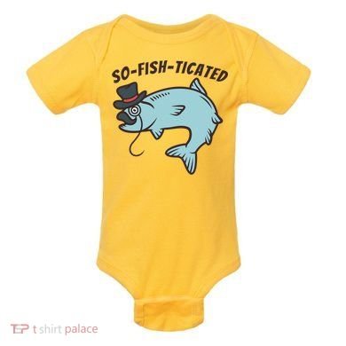 Suffocated Funny Fish Baby Bodysuit