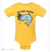 Suffocated Funny Fish Baby Bodysuit thumb 0