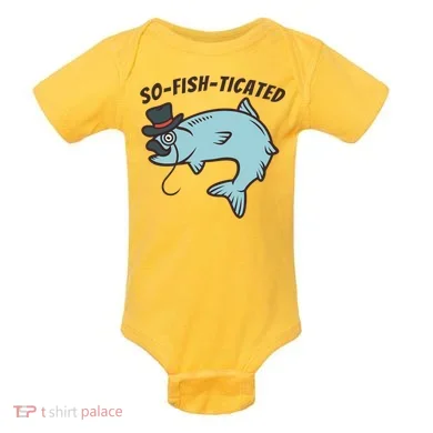 Suffocated Funny Fish Baby Bodysuit