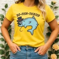 Suffocated Funny Fish Women's T-Shirt thumb 2
