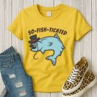 Suffocated Funny Fish Women's T-Shirt thumb 3