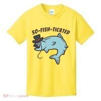 Suffocated Funny Fish Kids T-Shirt thumb 0
