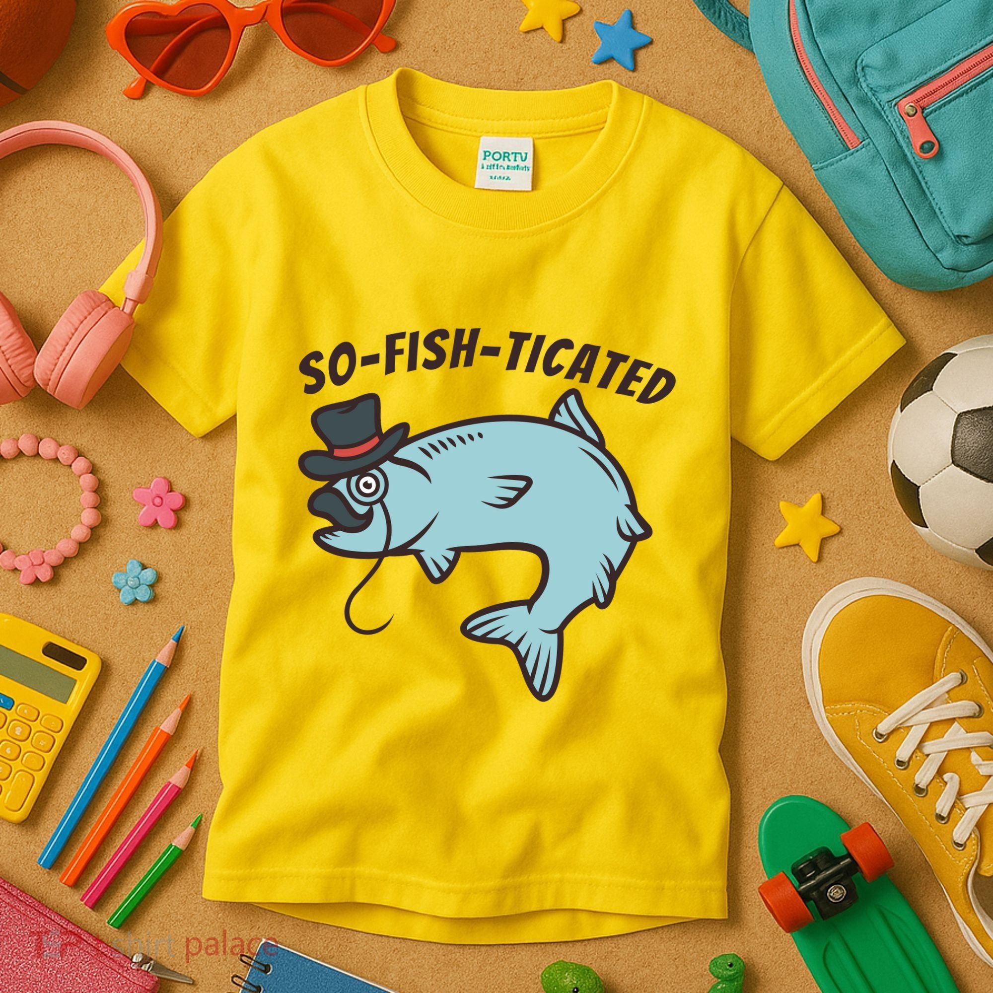 Suffocated Funny Fish Kids T-Shirt