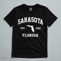 Sarasota Florida FL Vintage State Athletic Style T-Shirt thumb 5