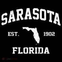 Sarasota Florida FL Vintage State Athletic Style T-Shirt thumb 7