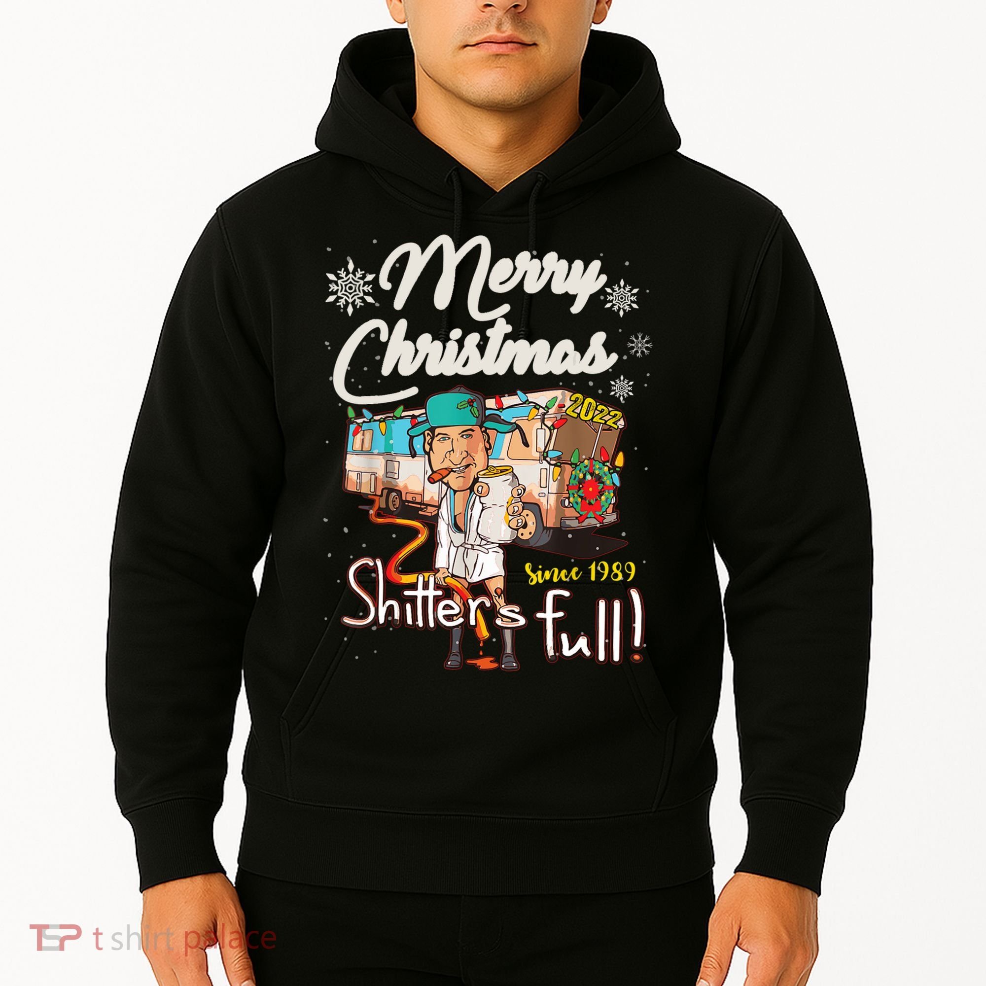 Shitters Full Funny Camper RV Camping TShirt Hoodie