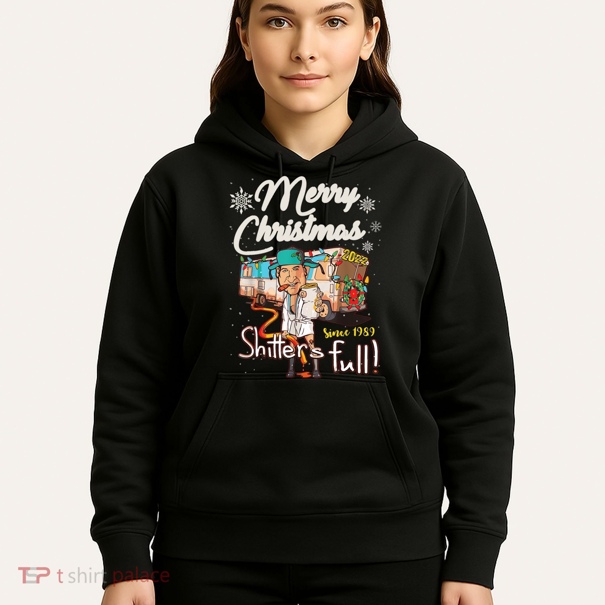Shitters Full Funny Camper RV Camping TShirt Hoodie