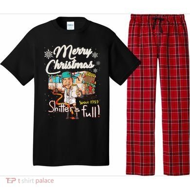 Shitters Full Funny Camper RV Camping TShirt Pajama Set