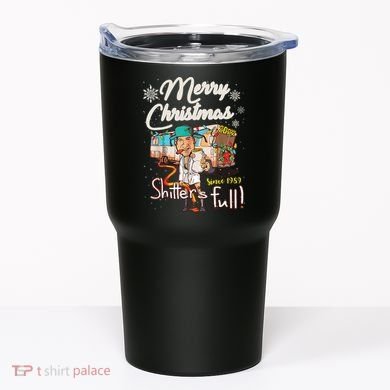 Shitters Full Funny Camper RV Camping TShirt Tumbler