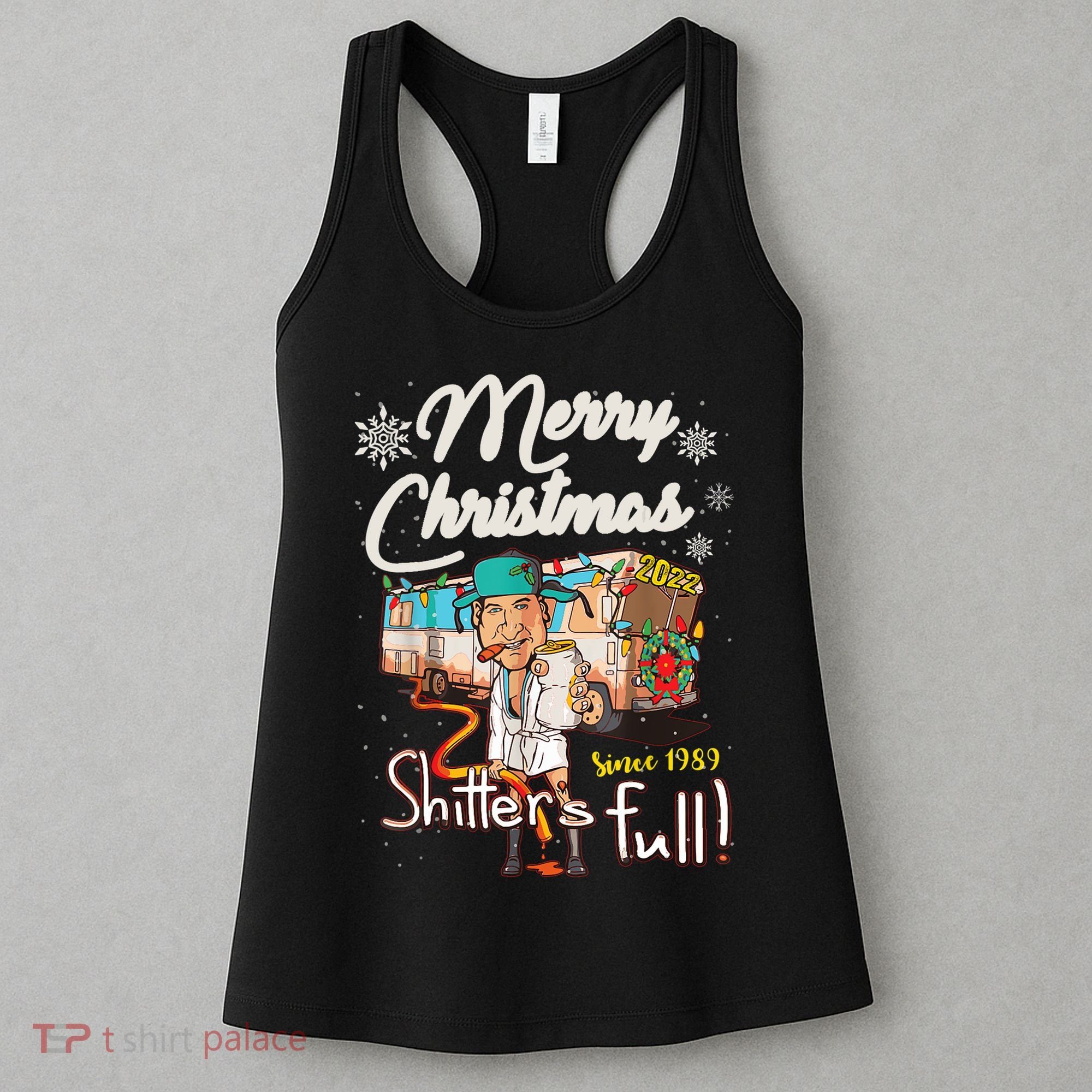 Shitters Full Funny Camper RV Camping TShirt Women's Tank Top