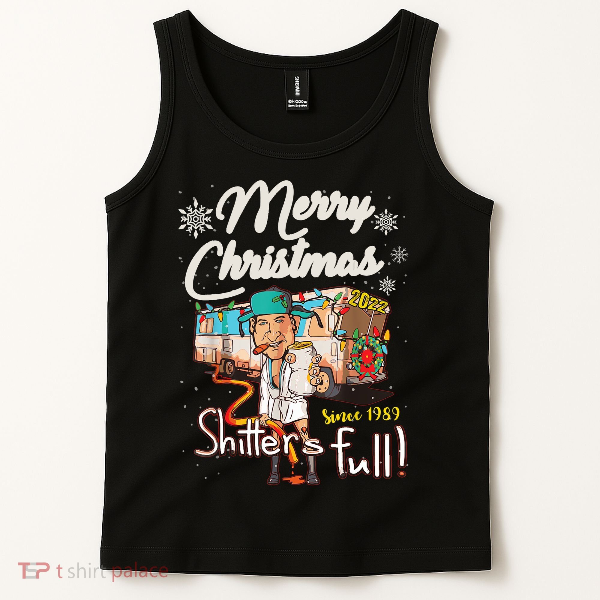 Shitters Full Funny Camper RV Camping TShirt Tank Top