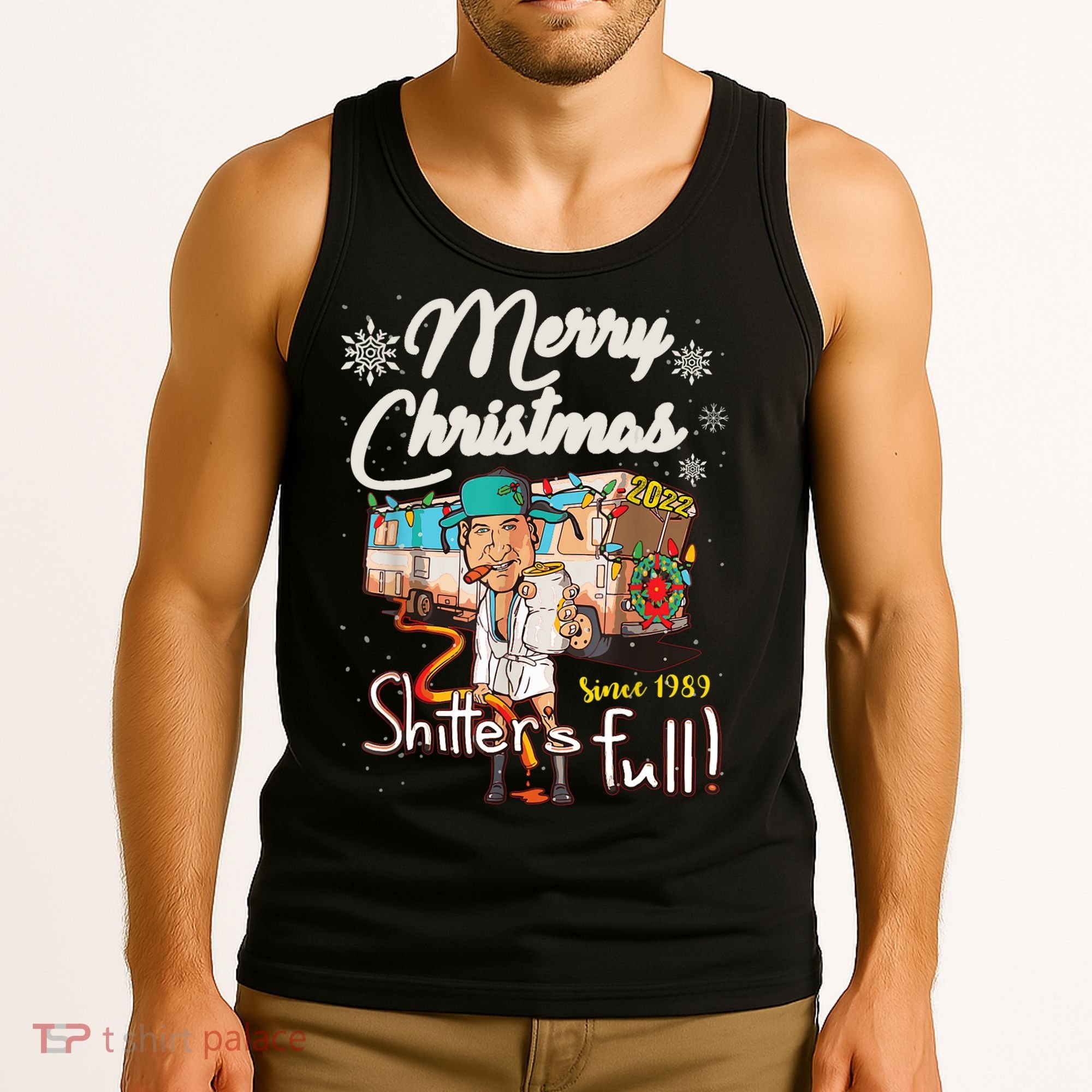 Shitters Full Funny Camper RV Camping TShirt Tank Top