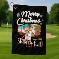 Shitters Full Funny Camper RV Camping TShirt Golf Towel thumb 1
