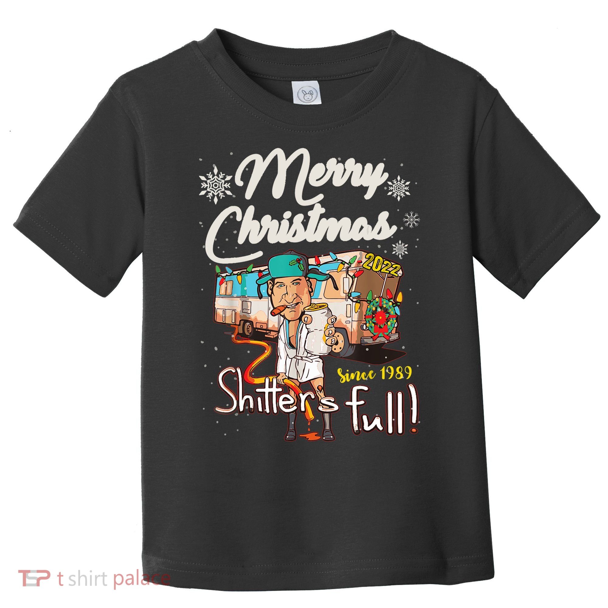 Shitters Full Funny Camper RV Camping TShirt Toddler T-Shirt