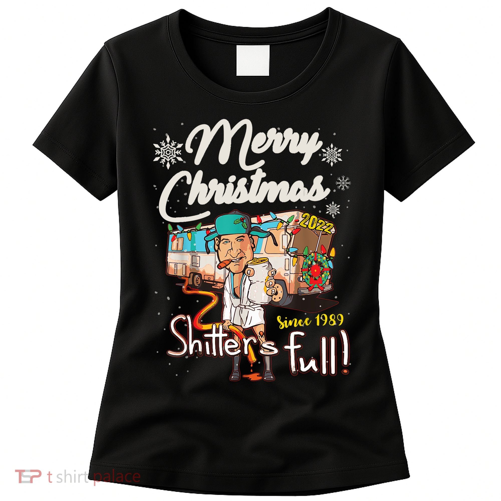 Shitters Full Funny Camper RV Camping TShirt Women's T-Shirt
