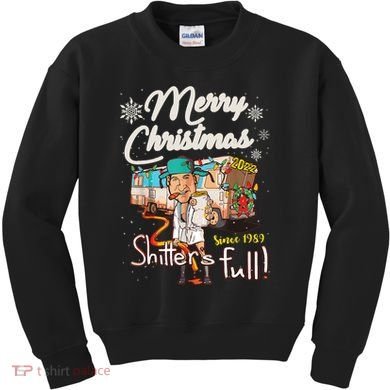 Shitters Full Funny Camper RV Camping TShirt Kids Sweatshirt