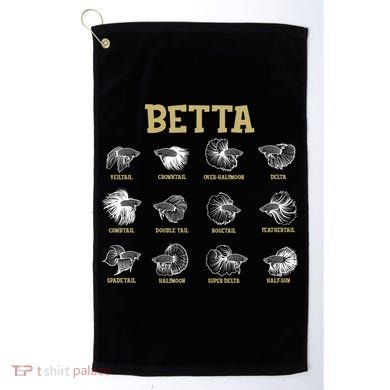 Siamese Fighting Fish Lover Aquarium Keeper Betta Fish Cute Gift Golf Towel