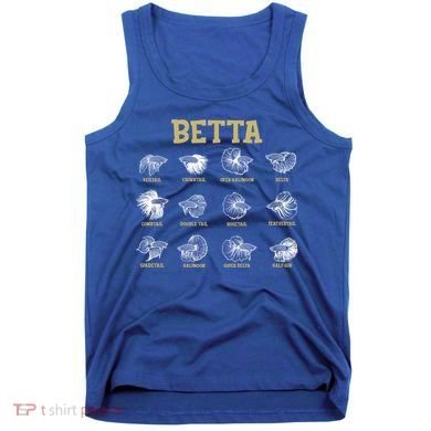 Siamese Fighting Fish Lover Aquarium Keeper Betta Fish Cute Gift Tank Top