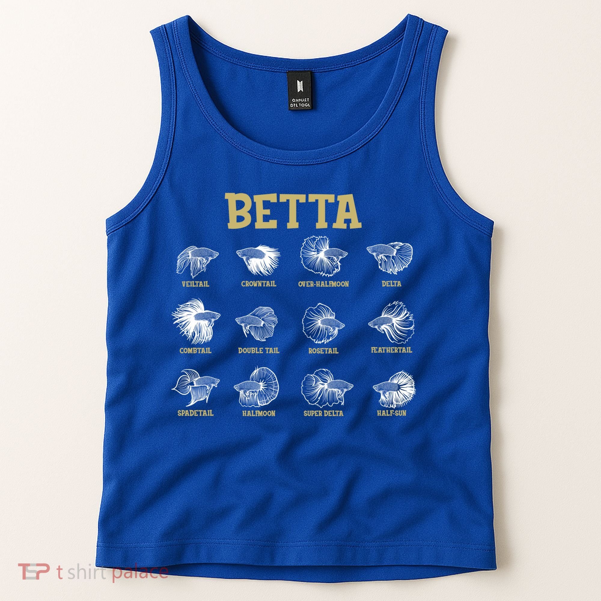 Siamese Fighting Fish Lover Aquarium Keeper Betta Fish Cute Gift Tank Top