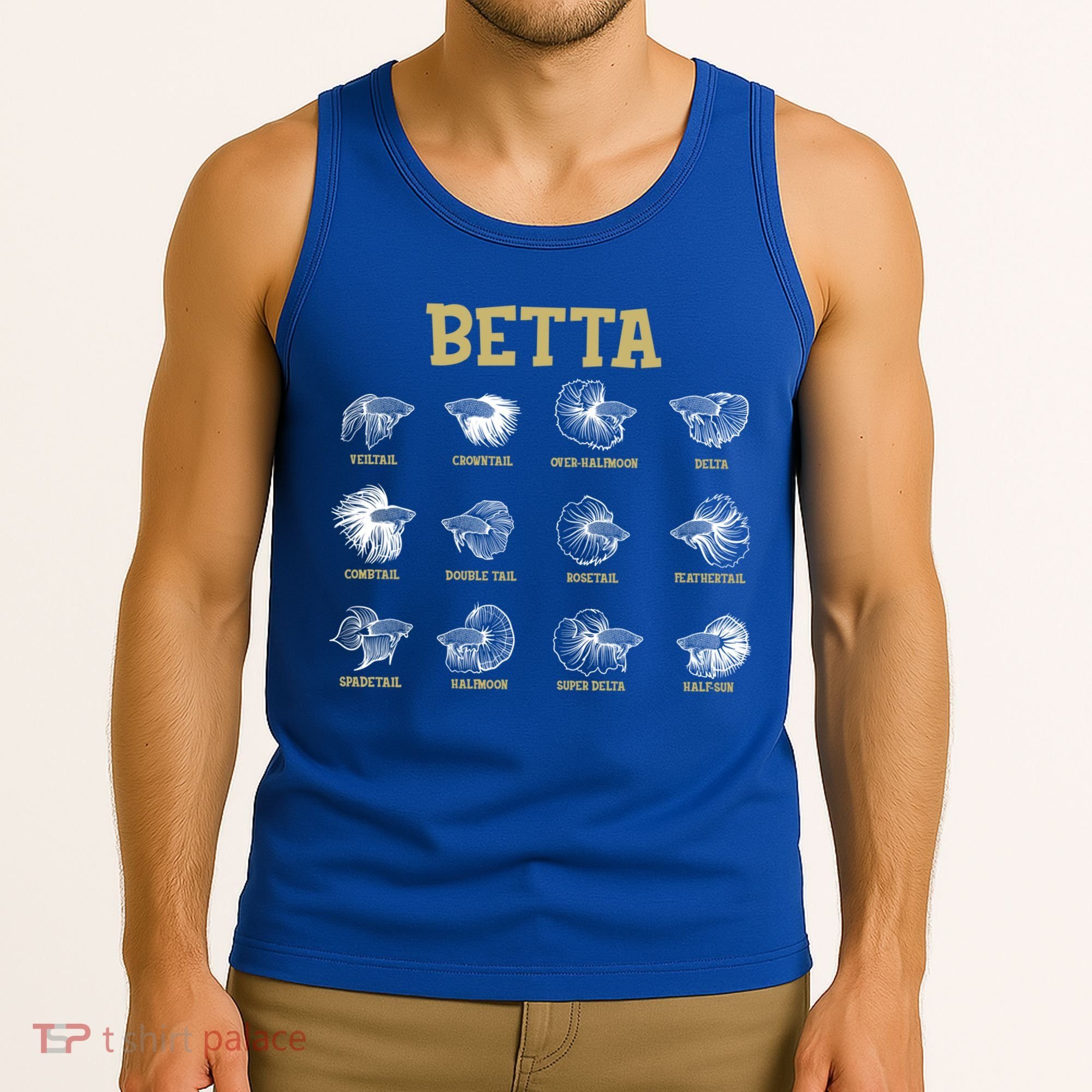 Siamese Fighting Fish Lover Aquarium Keeper Betta Fish Cute Gift Tank Top