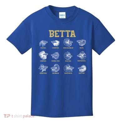 Siamese Fighting Fish Lover Aquarium Keeper Betta Fish Cute Gift Kids T-Shirt