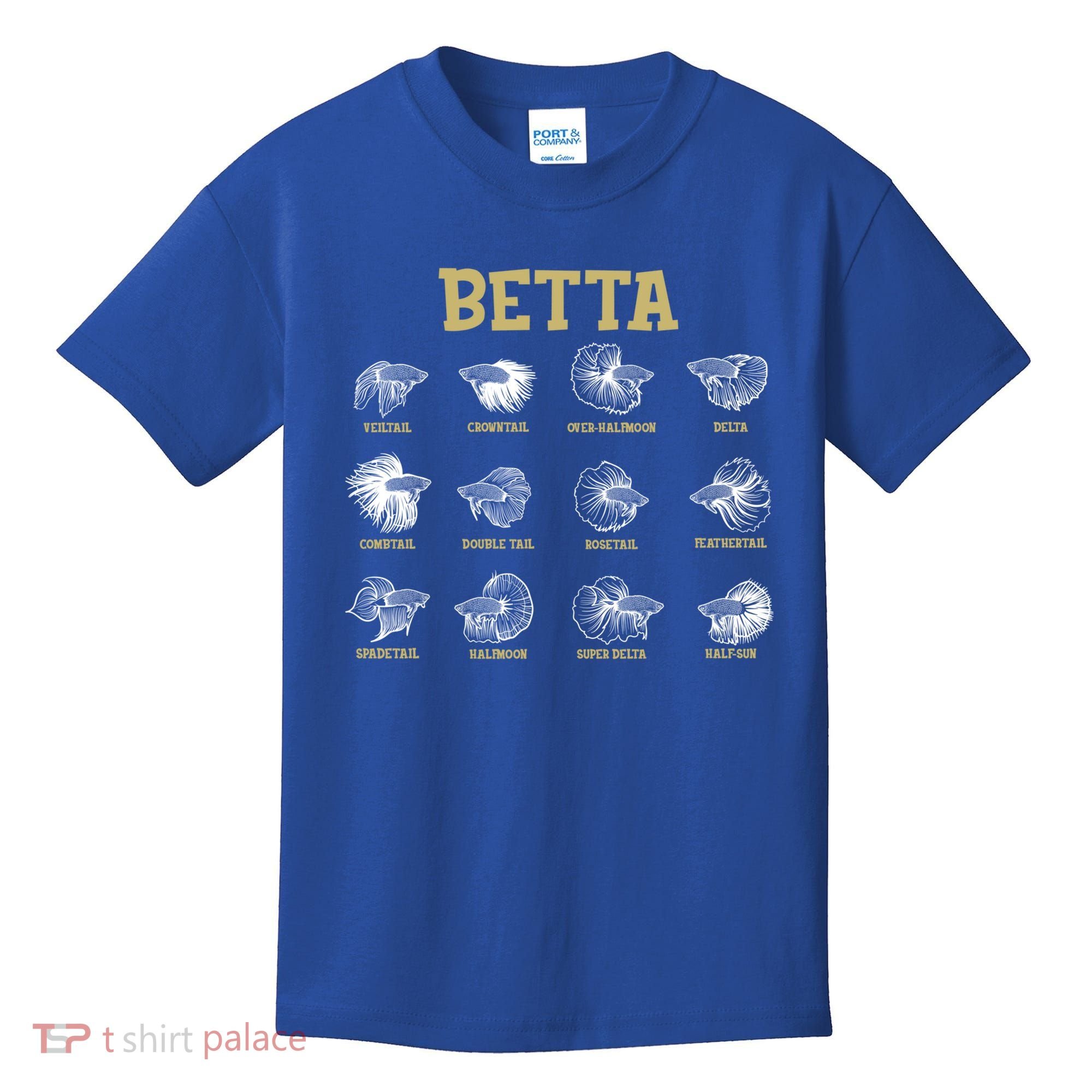 Siamese Fighting Fish Lover Aquarium Keeper Betta Fish Cute Gift Kids T-Shirt