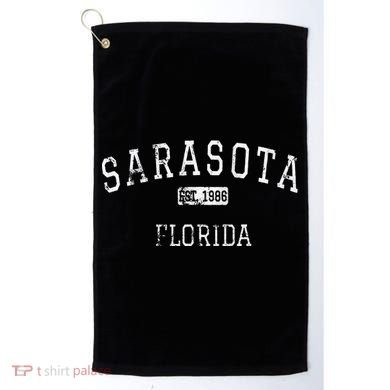 Sarasota Florida FL Vintage Golf Towel