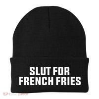 Slut For French Fries Beanie thumb 0