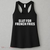 Slut For French Fries Women's Tank Top thumb 3