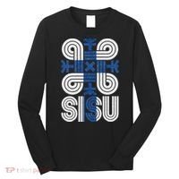 Sisu Finnish Flag Suomi Finland Protection Symbol Rune Long Sleeve Shirt thumb 0