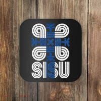 Sisu Finnish Flag Suomi Finland Protection Symbol Rune Coaster thumb 0