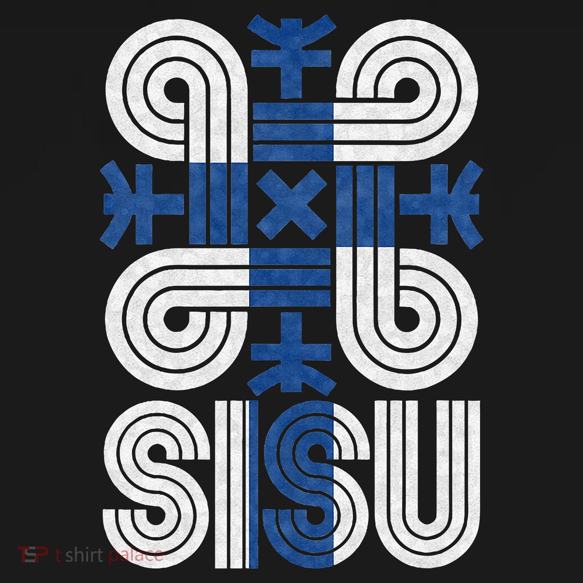 Sisu Finnish Flag Suomi Finland Protection Symbol Rune Women's Tank Top