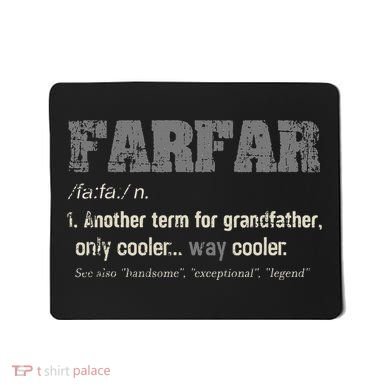 Swedish Farfar Funny Definition Grandpa Mousepad