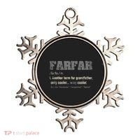 Swedish Farfar Funny Definition Grandpa Ornament thumb 0